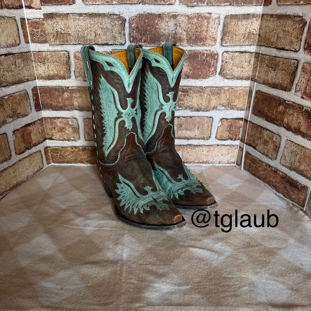 Old Gringo Brown and Turquoise Eagle